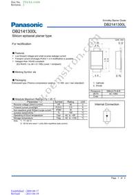 DB2141300L Datasheet Cover