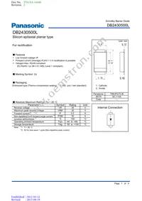 DB2430500L Datasheet Cover