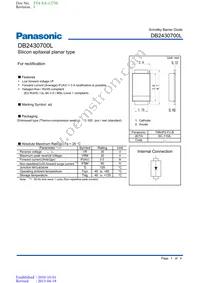 DB2430700L Datasheet Cover