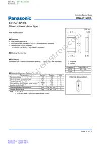 DB2431200L Datasheet Cover