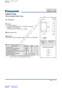 DB2441700L Datasheet Cover