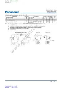 DB2J20500L Datasheet Page 2