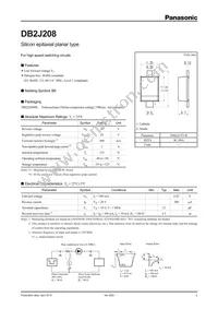 DB2J20800L Datasheet Cover