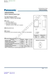 DB2S20900L Datasheet Cover