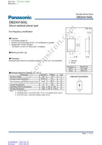 DB2X41500L Datasheet Cover