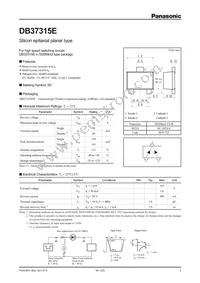 DB37315E0L Datasheet Cover