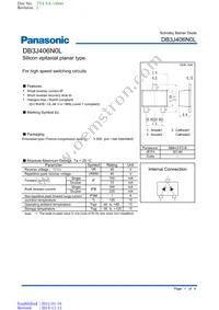 DB3J406N0L Datasheet Cover