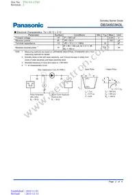 DB3X603K0L Datasheet Page 2