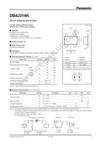 DB4J314K0R Datasheet Cover