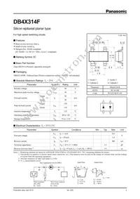 DB4X314F0R Datasheet Cover