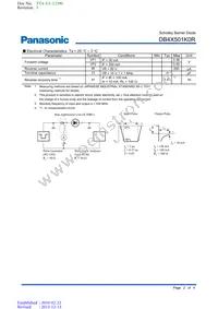 DB4X501K0R Datasheet Page 2