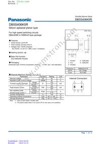 DB5S406K0R Datasheet Cover