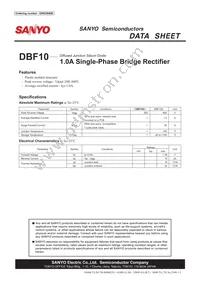DBF10TG Datasheet Cover