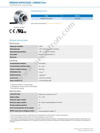 DBS60E-S4FK01000 Datasheet Page 2