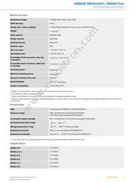DBS60E-TBEK01024 Datasheet Page 3