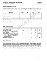 DC025ACL-M Datasheet Page 2