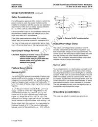 DC025CL-M Datasheet Page 11