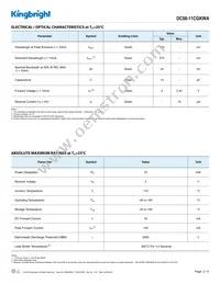 DC08-11CGKWA Datasheet Page 2