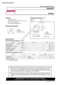 DCD010-TB-E Datasheet Cover