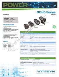 DCH5-050AU Datasheet Cover
