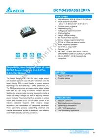 DCM04S0A0S12NFA Datasheet Cover