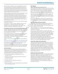 DCM3414V50M06A8M01 Datasheet Page 17