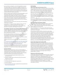 DCM3414V50M31C2T01 Datasheet Page 17