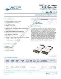 DCM3414V75H31C2C01 Datasheet Cover