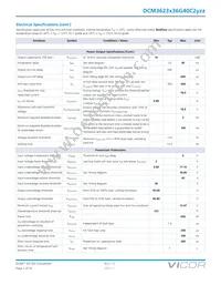 DCM3623T36G40C2M00 Datasheet Page 7