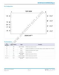 DCM3623T50M06A8M00 Datasheet Page 4