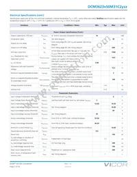 DCM3623T50M31C2M00 Datasheet Page 7