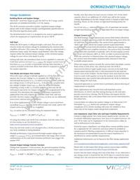 DCM3623T50T13A6M70 Datasheet Page 17