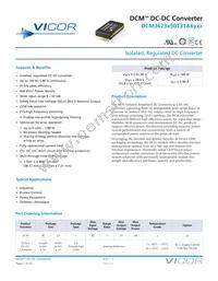 DCM3623T50T31A6M00 Datasheet Cover