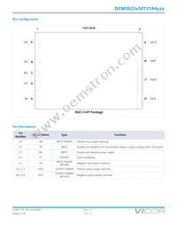 DCM3623T50T31A6M00 Datasheet Page 4