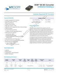 DCM3623T75X2680T00 Datasheet Cover