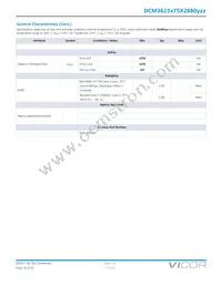 DCM3623T75X2680T00 Datasheet Page 16