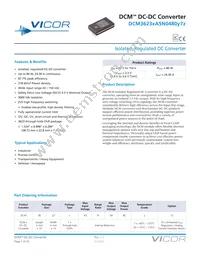 DCM3623TA5N0480M70 Datasheet Cover