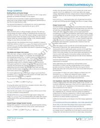 DCM3623TA5N06A2M70 Datasheet Page 17