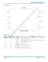 DCM4623TD2K26E0M70 Datasheet Page 3