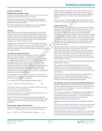 DCM4623TD2K26E0M70 Datasheet Page 17