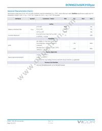 DCM4623TD2K31E0M00 Datasheet Page 16