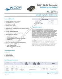 DCM48AP120M320A50 Datasheet Cover