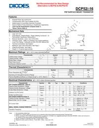 DCP52-13 Datasheet Cover