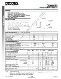 DCX68-13 Datasheet Cover