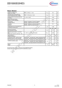 DD1000S33HE3BPSA1 Datasheet Page 3