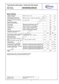 DD400S33K2CNOSA1 Datasheet Page 2