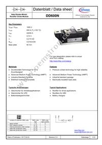 DD600N18KHPSA2 Datasheet Cover