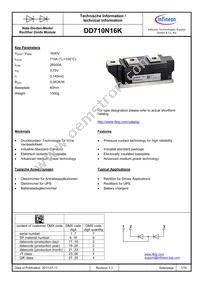 DD710N16KHPSA2 Datasheet Cover
