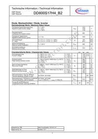 DD800S17H4B2BOSA2 Datasheet Page 2