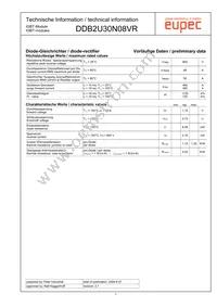 DDB2U30N08VRBOMA1 Datasheet Cover